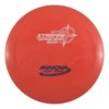 fc839626 f03d 5622 b1c9 f95ae26439a4 The popular Starfire by Innova is available in a wide variety of plastics and is a dependable long distance overstable driver. With a gradual, strong stable fade, you can park this disc beyond whatever obstacle you may face. 10/4/0/3 Star plastic is the most premium of Innova's plastic blends. Star plastic provides maximum grip and durability. Star plastic is also highly visible.