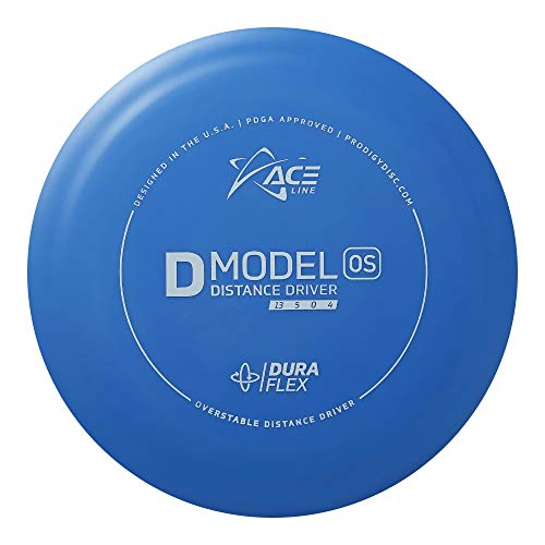 11e66e9d 1eef 52e7 a097 409c555c2067 The Prodigy D Model OS is an extremely fast distance driver that is overstable. When thrown this disc flies straight with a heavy fade at the end. This disc is meant to handle power and headwinds, providing the same consistent flight path. Made out of DuraFlex plastic, which is a durable plastic meant to last the damages done while on the course.