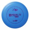 2ca7fef0 6578 5b47 bd75 e4d925acae38 The D Model US is a fast understable distance driver. With an equal amount of turn and fade, this disc will fly fairly straight. Making this a good disc to take the next step from throwing fairway drivers to distance drivers. Made out of DuraFlex plastic, this disc will last the wear and tear of playing disc golf.