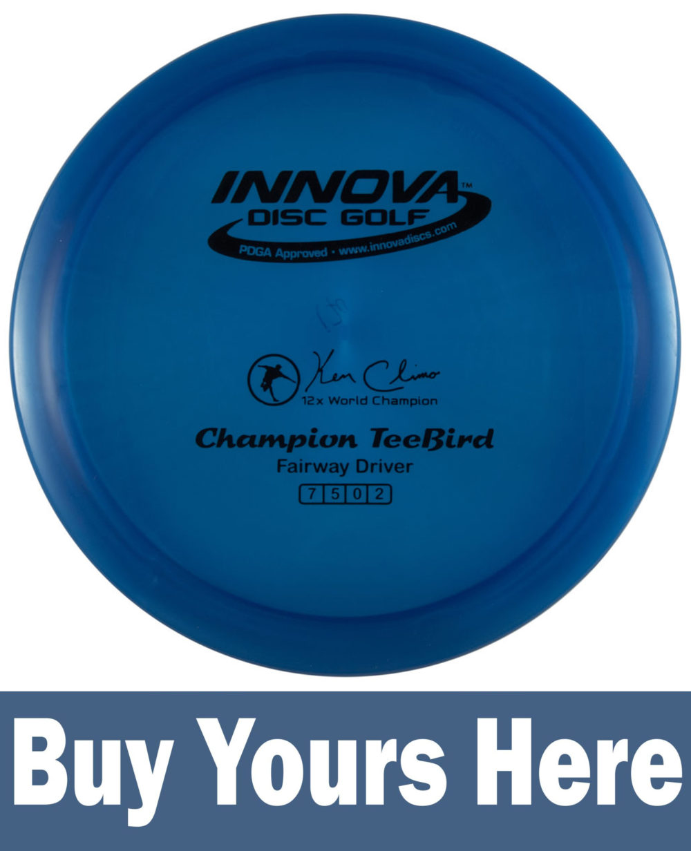 Blue Innova Champion Teebird - A disc golf fairway driver