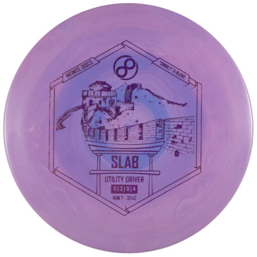 9c7d422b f564 5223 9df3 6671a265b740 The SLAB is a high-speed, very overstable distance driver with a flat top and wide rim. The SLAB is designed for powerful throwers who want a disc that still fades or fights headwinds, no matter how hard it is thrown. This is a great utility disc for experienced players who know how to work their way around every obstacle on the course.