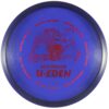 58b78090 569e 534d 9cb4 820f96fcc872 The Eden is a stable mid-range that you can throw for a strong approach to the basket. The disc finishes with a little fade after a straight flight. The rim is smooth and low profile for comfortable handling on controlled shots.