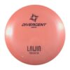 bc9bb2f5 adf3 56da a3e2 978d85f336e1 The Divergent Discs Lawin is a high speed driver designed to help recreational disc golfers break 300 feet. It'll provide a full S-Curve flight path with moderate power. This distance driver offers more stability than the Basilisk. Allowing it to handle more power and help you get further distance once the Basilisk becomes too flippy for you.