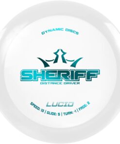 Dynamic Discs Sheriff in Lucid plastic.